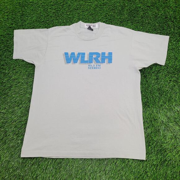 Vintage 80s WLRH 89.3 FM Radio Shirt Large 22x28 Alabama - Picture 1 of 16